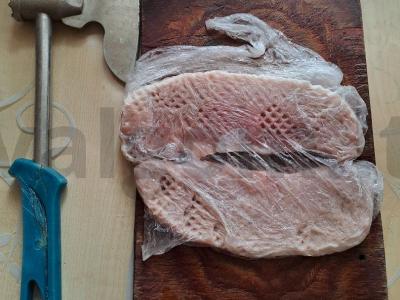 Kepinta kiauliena su česnaku Žingsnis 1