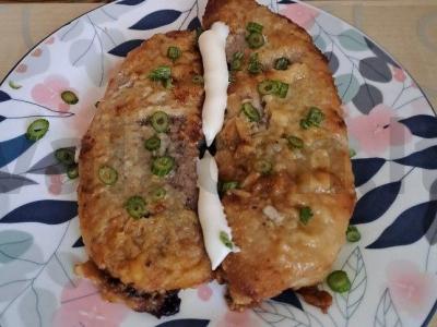 Kepinta kiauliena su česnaku pagrindine nuotrauka