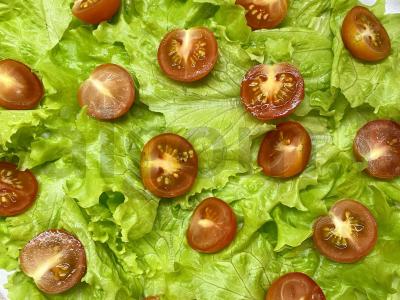 Salotos su kalakutų kumpiu ir mocarela Žingsnis 2