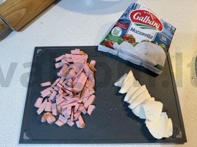 Oro pica su mocarela Žingsnis 2