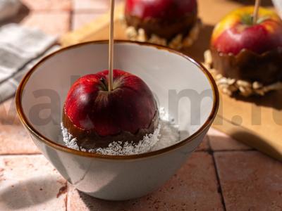 Obuoliai karamelėje su riešutais Žingsnis 6