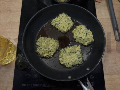 Cukinijų blynai pusryčiams Žingsnis 7