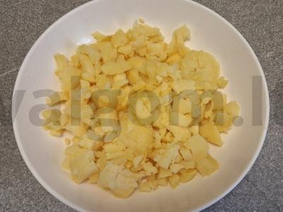 Olivje salotos su doktorine dešra per 30 minučių Žingsnis 1