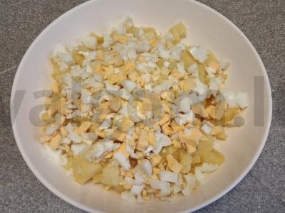 Olivje salotos su doktorine dešra per 30 minučių Žingsnis 2