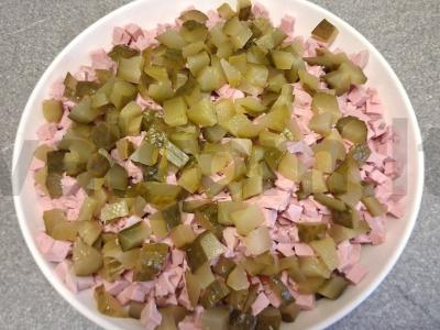 Olivje salotos su doktorine dešra per 30 minučių Žingsnis 5