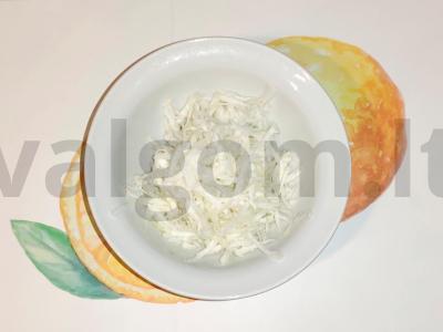 Salotas su šprotais „Atsiminimai apie Rygą“ Žingsnis 2