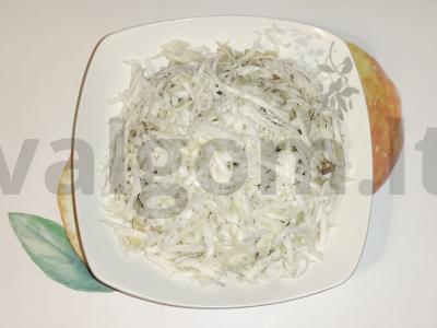 Salotas su šprotais „Atsiminimai apie Rygą“ pagrindine nuotrauka