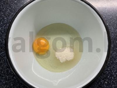 Blynai su mėlynių įdaru Žingsnis 1