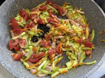 Soba su daržovėmis ir šonine per 35 minutes Žingsnis 5