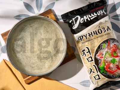 Kinietiška sriuba su funčozomis ir daržovėmis Žingsnis 4