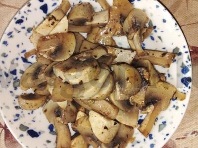 Morkų žiulienas su grybais Žingsnis 7