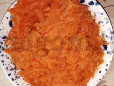 Morkų žiulienas su grybais Žingsnis 8