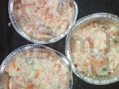 Morkų žiulienas su grybais Žingsnis 14