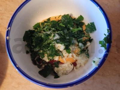 Baklažanai, kepti su bekonu ir mocarela Žingsnis 2