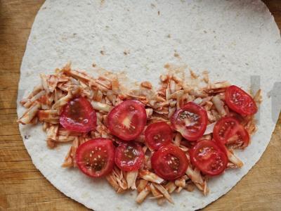 Pomidorų kesadilija Žingsnis 2