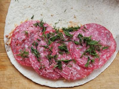 Pomidorų kesadilija Žingsnis 3