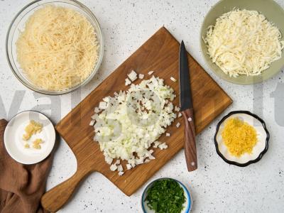 Karmelos Sopranos keptos makaronai „Ziti“ Žingsnis 1