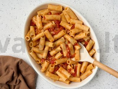 Karmelos Sopranos keptos makaronai „Ziti“ Žingsnis 8