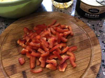 Bulvių padažas su kumpiu Žingsnis 2