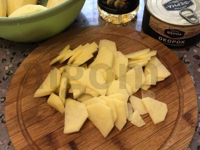 Bulvių padažas su kumpiu Žingsnis 3