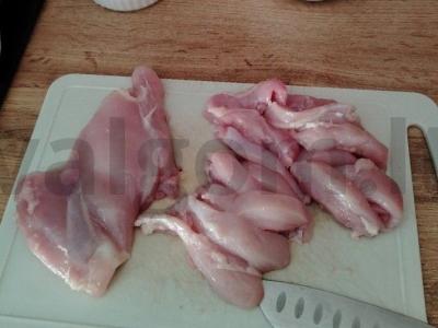 Vištienos troškinys su makaronais Žingsnis 1