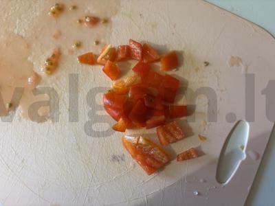 Lengvas daržovių salotas su unagi padažu Žingsnis 5