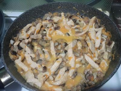 Mėsa su grybais grietinės padaže Žingsnis 5