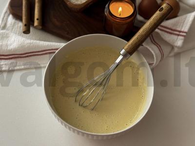 Obuolių vafliai per 25 minutes Žingsnis 3