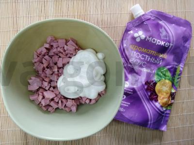 Kepamos mielinės valtelės su virtos dešros įdaru Žingsnis 6