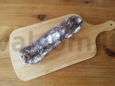 Saldžioji dešra iš cukraus sausainių Žingsnis 7