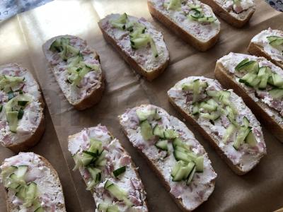 Brusketa su rikota ir dešra Žingsnis 8