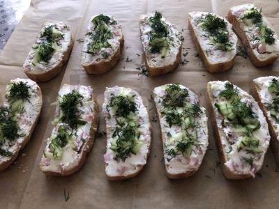 Brusketa su rikota ir dešra Žingsnis 9