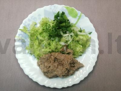 Cukinijų blynai su avižų sėlenomis Žingsnis 4