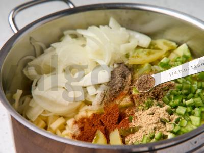 Žaliųjų pomidorų čatnis Žingsnis 4