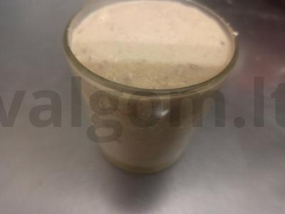 Desertas su varške, sausainiais ir obuoliu stiklinėje Žingsnis 7