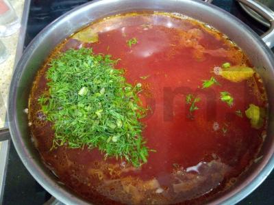 Skani burokėlių sriuba iš skardinės „Ekonomiška“ Žingsnis 5