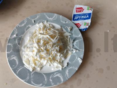 Žuvies kotletai su sūriu Žingsnis 1