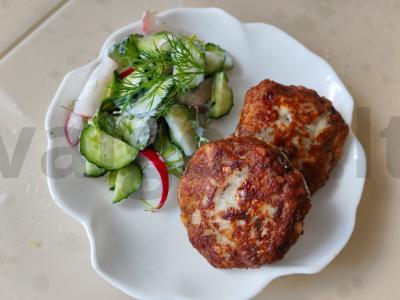 Žuvies kotletai su sūriu Žingsnis 7