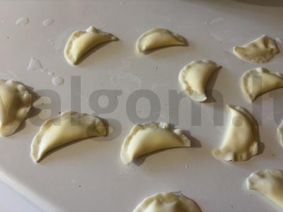 Varškės virtinukai be cukraus Žingsnis 7