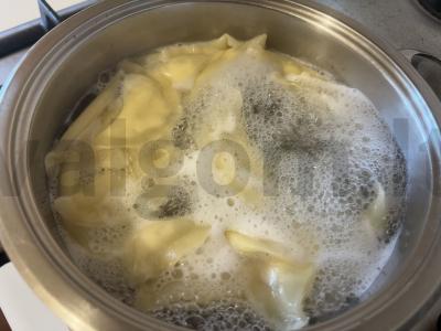 Varškės virtinukai be cukraus Žingsnis 8