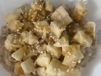 Avižinė košė su vaisiais ir medumi Žingsnis 6