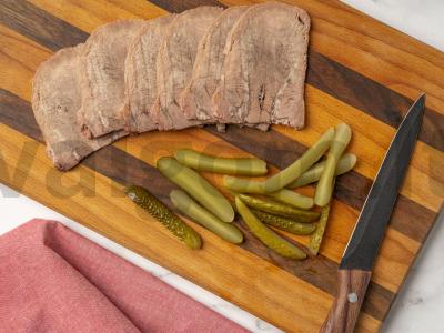 Vyniotiniai iš liežuvio su varškės sūriu Žingsnis 4