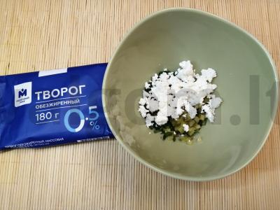 Varškės užtepas per 15 minučių Žingsnis 3