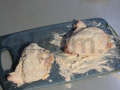 Funchosa su daržovėmis ir keptomis vištienos šlaunelėmis Žingsnis 2