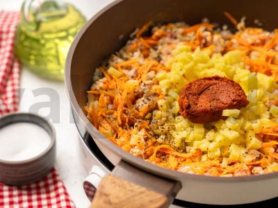 Kario vištienos pyragėliai Žingsnis 6