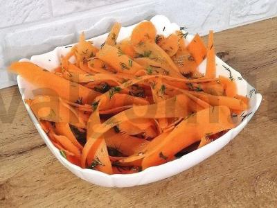 Greitas morkų salotas Žingsnis 4