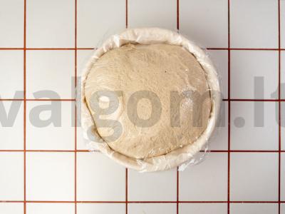 Ruginė duona ant rauginto Žingsnis 12