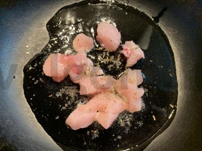 Kepinys su vištiena ir daržovėmis per 30 minučių Žingsnis 1