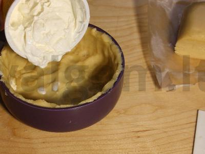 Namų smėlinis pyragas su rikota, obuoliais ir medumi Žingsnis 3