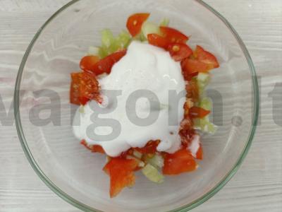 Užkandis su dešra ant ruginių duonos Žingsnis 3